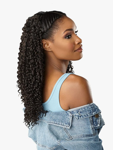 Sensationnel CLIP-IN DREAM CHASER 14″ 100% Premium Fiber, Clip-ins, Curls Kinks & Co, Natural Hair Style, Textured Clip-ins