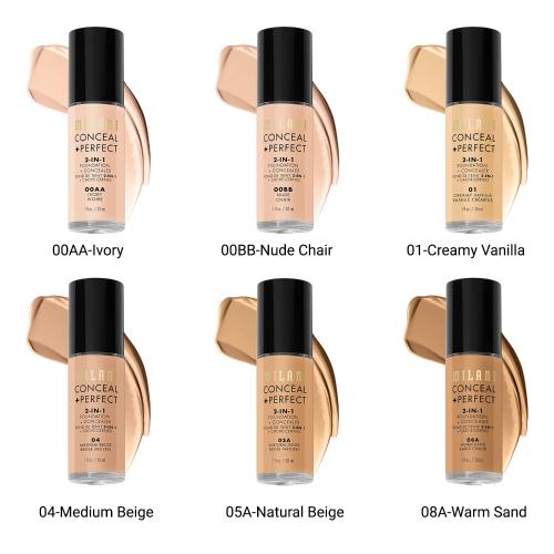 CONCEAL + PERFECT 2-IN-1 FOUNDATION AND CONCEALER Find Your New Look Today!
