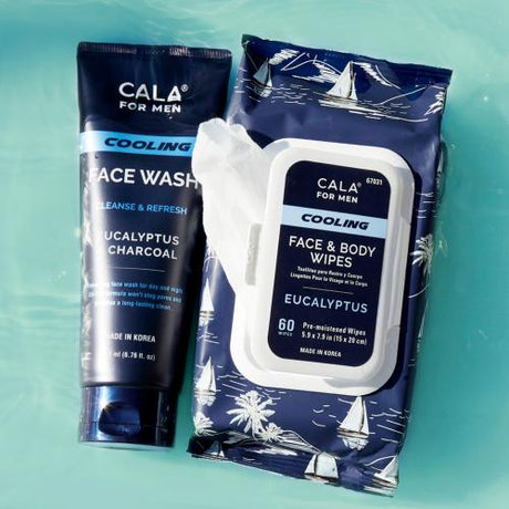 Cala Men's Eucalyptus & Charcoal Cooling Face Wash Find Your New Look Today!