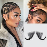 Celebrity 100% Human Hair HD Lace Reusable Fake Baby Hair Edge 2pcs I-Shape Find Your New Look Today!