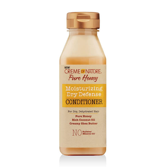 Coconut Oil & Shea Butter Conditioner by Creme of Nature,Dry Defense for Damaged Hair, Formula with Pure Honey, 12.07 Fl Oz Find Your New Look Today!