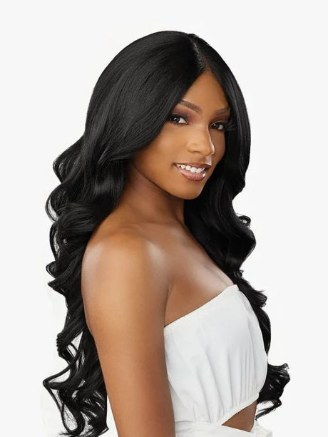 Sensationnel DASHLY LACE PART WIG UNIT 5 100% Premium Fiber, 4” deep lace part, Dashly, Dashly Lace Part Wig, Fast Fashion, Full Wig