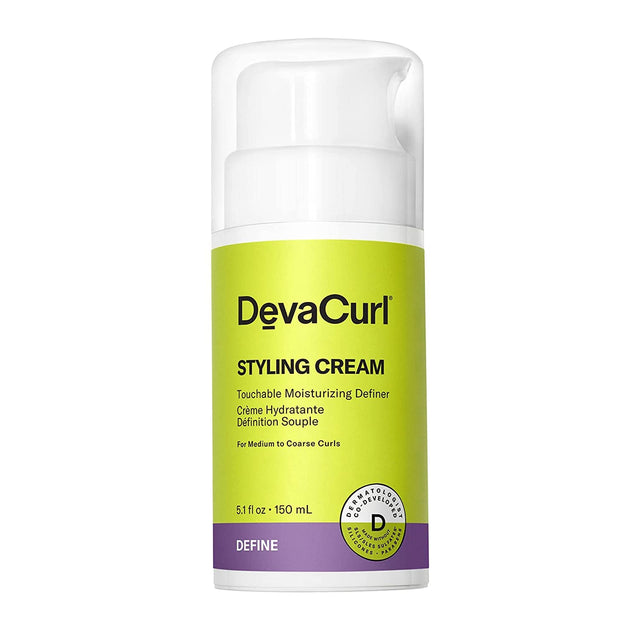 DevaCurl Styling Cream Touchable Moisturizing Definer | Enhances Curl Body and Shape | Non-Flaking | Non-Stiff | Non-Crunchy | All Curly Types Find Your New Look Today!