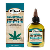 Difeel 99% Natural Pro Growth Hemp Hair Oil 2.5oz Find Your New Look Today!