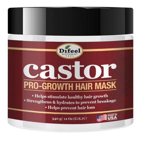 Difeel Castor Pro-Growth Hair Mask 12oz Find Your New Look Today!