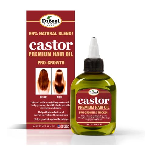 Difeel Castor Pro-Growth Premium Hair Oil 2.5 oz Find Your New Look Today!