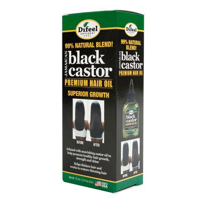 Difeel Jamaican Black Castor Superior Growth Premium Hair Oil Find Your New Look Today!