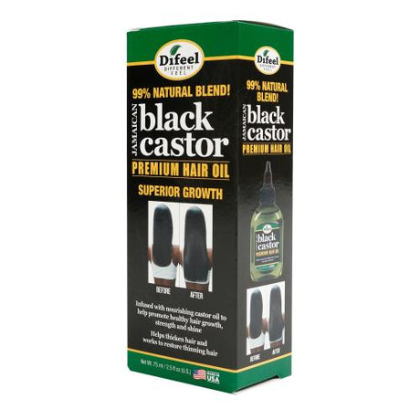 Difeel Jamaican Black Castor Superior Growth Premium Hair Oil Find Your New Look Today!