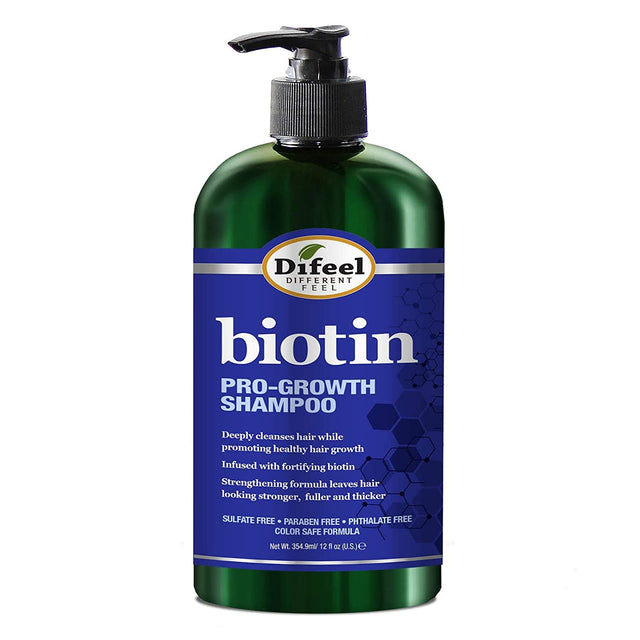 Difeel Pro-Growth Biotin Shampoo 12 oz. Find Your New Look Today!