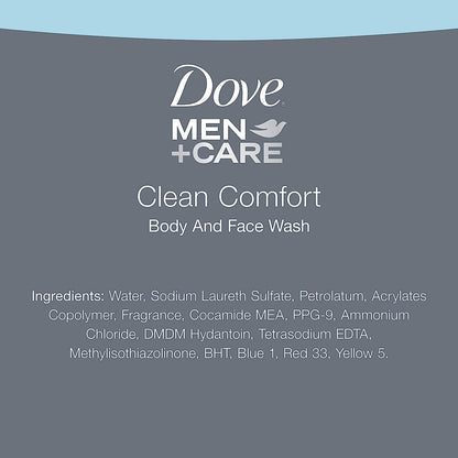 Dove Men Pluse Care Clean Comfort Body n Face Wash Find Your New Look Today!
