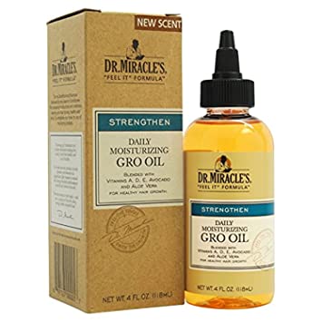 Dr. Miracle's Feel It Formula, Strengthen Daily Moisturizing Gro Oil, 4 Ounce Find Your New Look Today!