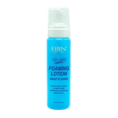 Ebin New York Curl & Twist Foaming Lotion Wrap n Shine 8.5oz Find Your New Look Today!