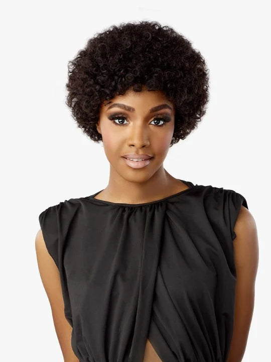 Sensationnnel BLISS 100% Human Hair, Empire, Empire wig, Salt&Pepper, Special Gray Colors, Trendy Natural Look
