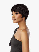 Sensationnel DENIA 	100% Human Hair, Empire, Empire wig, Salt&Pepper, Special Gray Colors, Trendy Natural Look