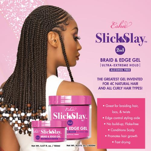 Slick N Slay 2-IN-1 Braid & Edge Gel – Esha Girl
