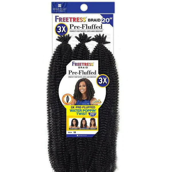 FREETRESS: 3X PRE-FLUFFED WATER POPPIN' TWIST 20'' Find Your New Look Today!
