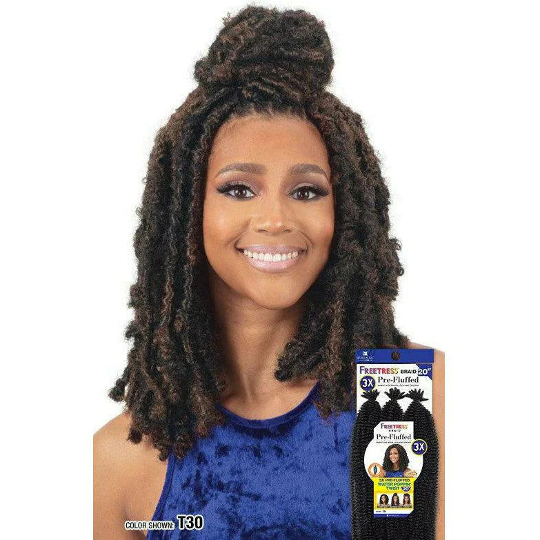 FREETRESS: 3X PRE-FLUFFED WATER POPPIN' TWIST 20'' Find Your New Look Today!