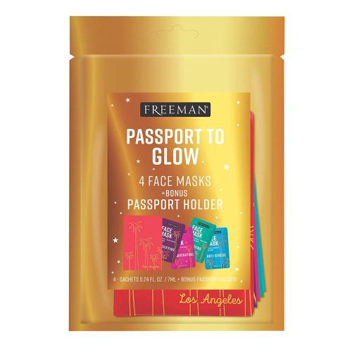 Freeman Passport To Glow 4 Face Masks with Passport Holder Find Your New Look Today!