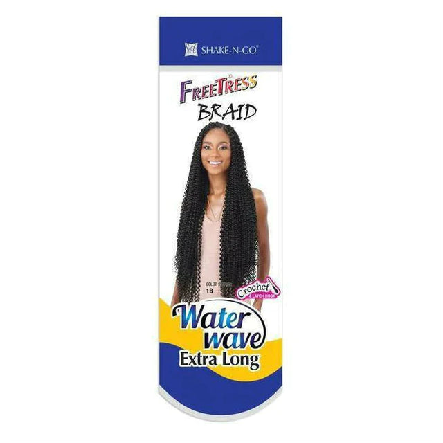 Freetress Synthetic Braid - WATER WAVE EXTRA LONG (1 Jet Black) Find Your New Look Today!