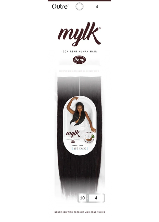 OUTRE MYLK HUMAN WEAVING HAIR - YAKI (SPECIAL COLORS) 8"-18"