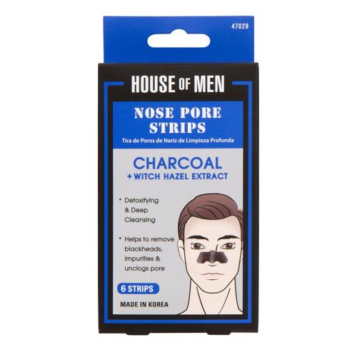House Of Men Charcoal Nose Pore Strips 6 Strips Find Your New Look Today!