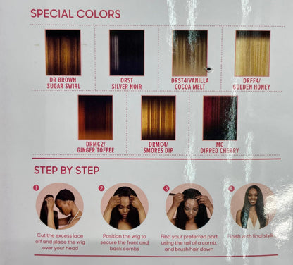 OUTRE PERFECT HAIRLINE FULLY HAND TIED 13x6" LACE WIG - ARIA - 22"