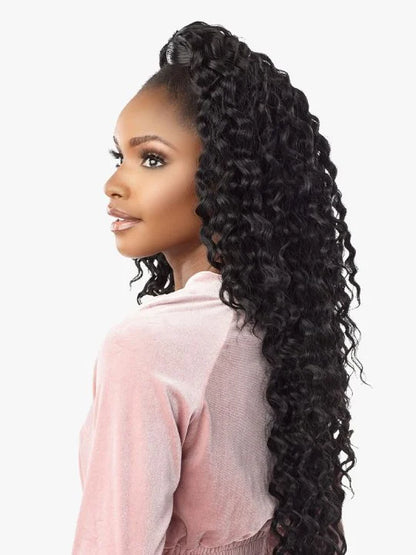 Sensationnel UD 12 Long-length style in thin and Unique, separated crimp curl style with natural layer to give volume.