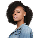 Instant Fab Human Hair Clip In Weave Natural 4C Kinky Curl Find Your New Look Today!