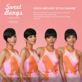 Instant Glitz Bangs Hair Clip In Bangs Clip on Bangs Sweet Bangs Fringe Bang Synthetic Hair Piece Hair Extenstions for Women Sweet Bangs - Fringe Bang (2) Find Your New Look Today!