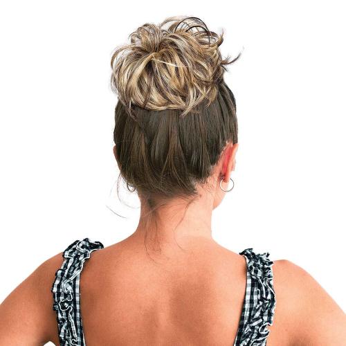 Janet Collection Human Hair Blend Bun Remy Illusion Scrunch Retro Find Your New Look Today!