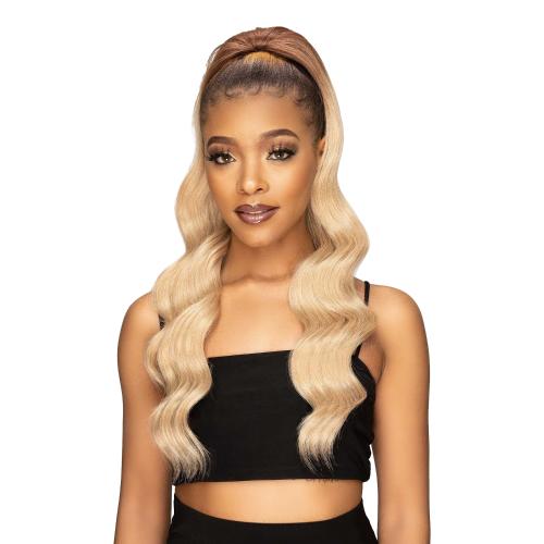 Janet Collection Human Hair Prime Unimix Ponytail Remy Illusion Pony Topaz Find Your New Look Today!