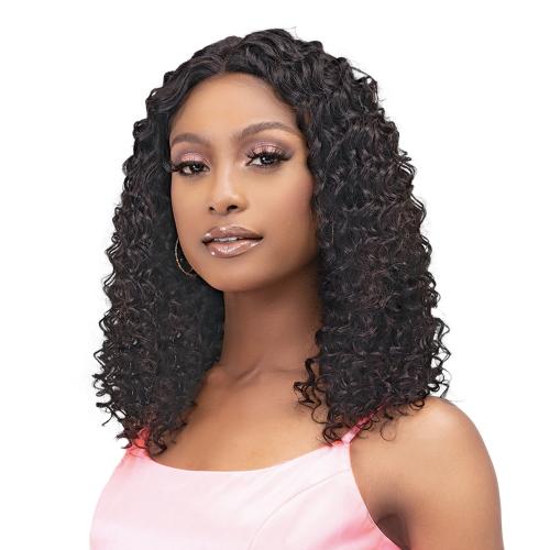 Janet Collection Natural Virgin Remy Indian Hair HD Swiss Lace Front Wig Luscious Wet N Wavy Deep Find Your New Look Today!