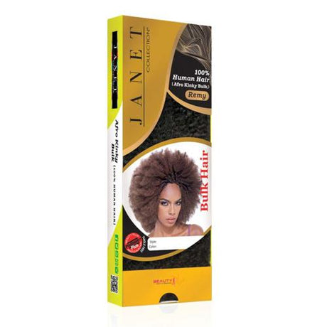 Janet Collection Remy Human Hair Braids Afro kinky Bulk Find Your New Look Today!