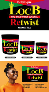 LOC B RETWIST – 4 FL OZ (120g) – 8 FL OZ (250g) – 17.63 FL OZ (500g)