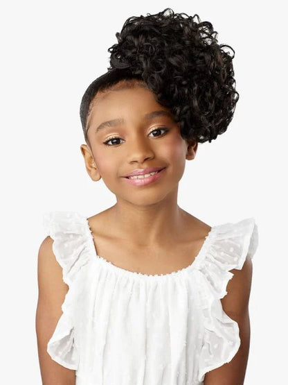 Sensationnel LULU PONY MINI MOCHI High Quality Fiber, Kids Ponytail, Light Weight & Soft, LuLu Pony Mini, Protective style for kids, Quick styled, Safe Flame Retardant