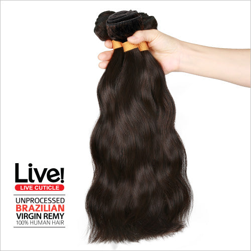 Live! Unprocessed Brazilian Virgin Remy Human Hair Weave Natural Wave Find Your New Look Today!