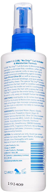 Luster's S-Curl Activator, Moisturizer No Drip, 8-Ounce Spray Bottle Find Your New Look Today!