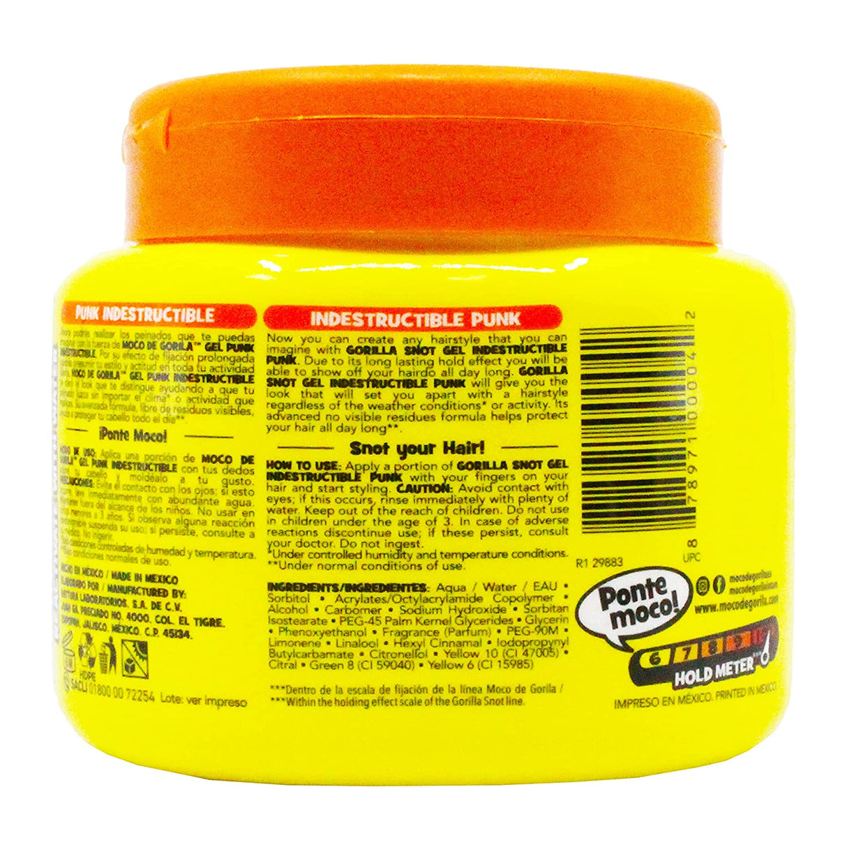 Moco de Gorila Gorilla Snot Hair Gel, Punk 9.52 oz (270g), 1 PACK Find Your New Look Today!