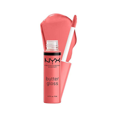 NYX PROFESSIONAL MAKEUP Butter Gloss, Non-Sticky Lip Gloss - Creme Brulee (Natural) Find Your New Look Today!