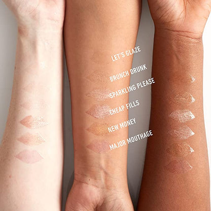 NYX PROFESSIONAL MAKEUP Filler Instinct Plumping Lip Polish, Lip Plumper Gloss - Let's Glaze (Clear) Find Your New Look Today!