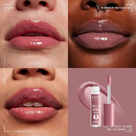 NYX PROFESSIONAL MAKEUP This Is Milky Gloss, Lip Gloss with 12 Hour Hydration, Vegan Find Your New Look Today!