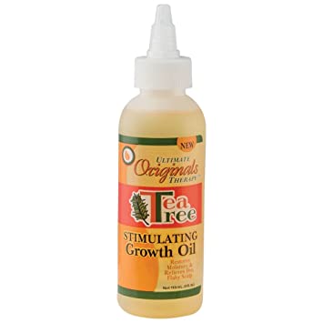 Originals by Africa's Best Therapy Tea Tree Oil Stimulating Growth Oil, Hair & Scalp Moisturizing, Relieves Dry, Itchy, Flaky Scalp, Replenishes Dry Brittle Hair, 4oz Bottle Find Your New Look Today!