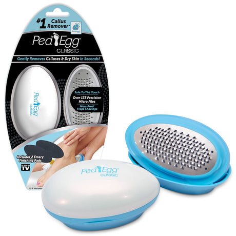 Ped Egg Gently Removes Calluses & Dry Skin Foot File Classic Find Your New Look Today!