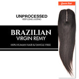 Queen Hair Unprocessed Brazilian Virgin Remy Human Hair weave Lace Top Straight Closure Find Your New Look Today!