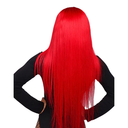 Raw Brazilian 100% Virgin Unprocessed 13X4 HD Lace Wig Straight Red 150% Find Your New Look Today!