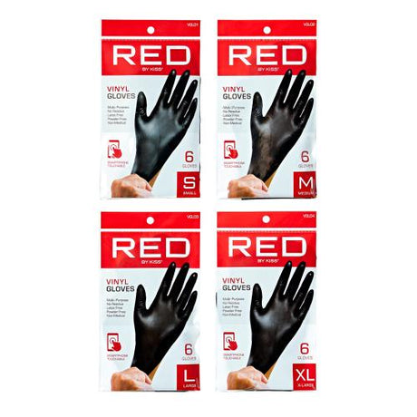 Red by Kiss Black Vinyl Gloves 6pcs Find Your New Look Today!