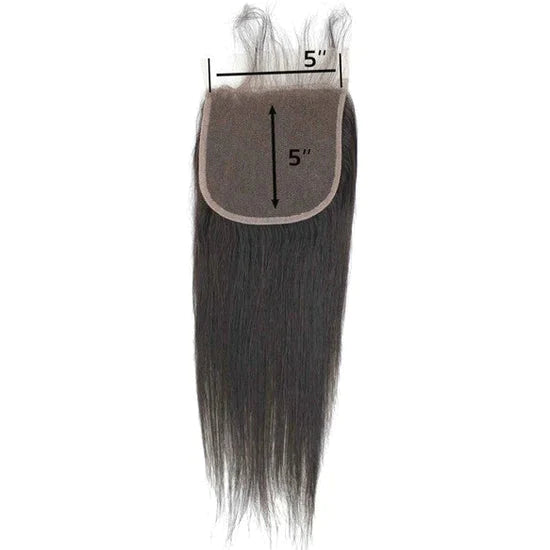 Rio 12A Brazilian 100% Virgin Hair 5x5 Closure - Straight Find Your New Look Today!