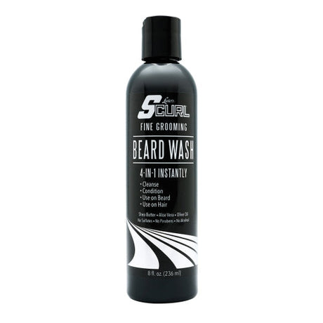 S-Curl Fine Grooming Beard Wash 8oz Find Your New Look Today!