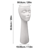 STUDIO LIMITED Styrofoam Mannequin Head, Long Neck, White Foam Wig Head Display (1 PC) Find Your New Look Today!