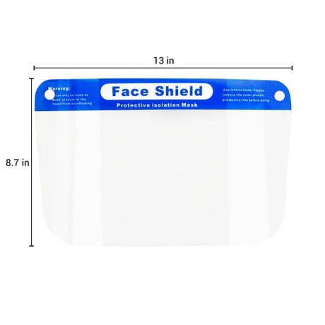 Safety Face Shield with Protective Clear Film with Elastic Band Reusable Full Face Find Your New Look Today!